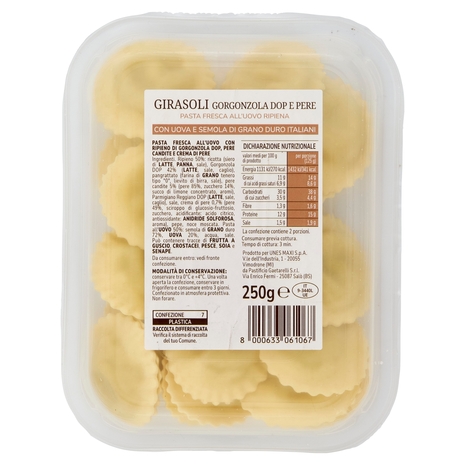Girasoli Gorgonzola DOP e Pere Il Viaggiator Goloso